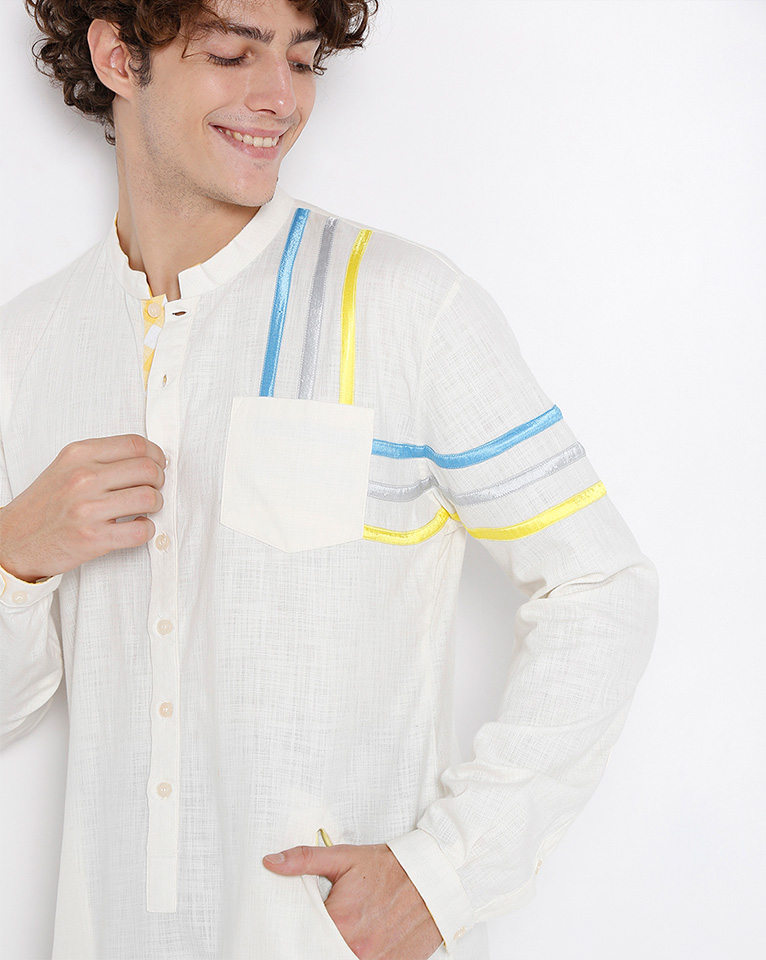 Mandarin kurta 