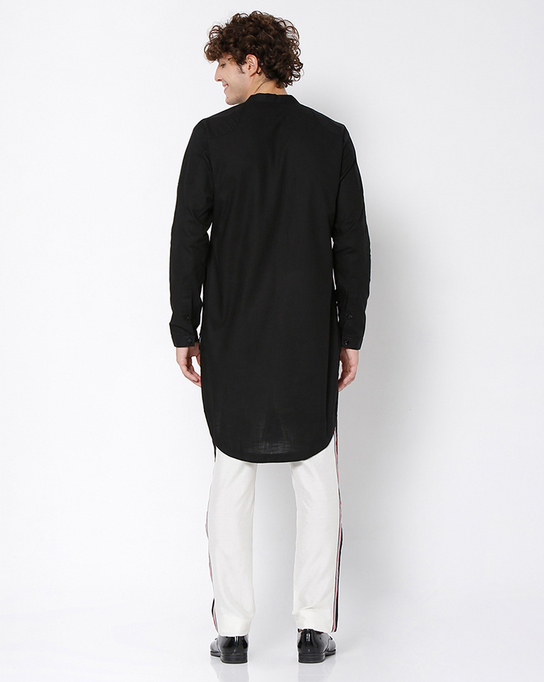 ROUND NECK ZIPPER KURTA 